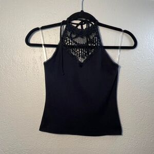 So-clothing Women's Black Vest Y2K Small
